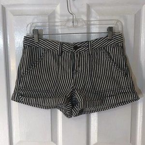 Forever 21 Navy Pinstripe Shorts
